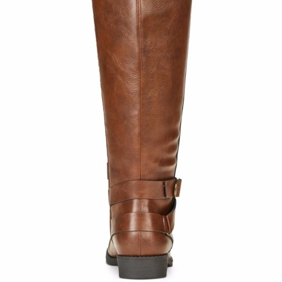 Cognac Riding Boot  "Madixe" - Picture 3 of 4